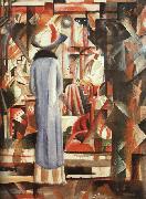 August Macke Large Bright Shop Window Spain oil painting artist